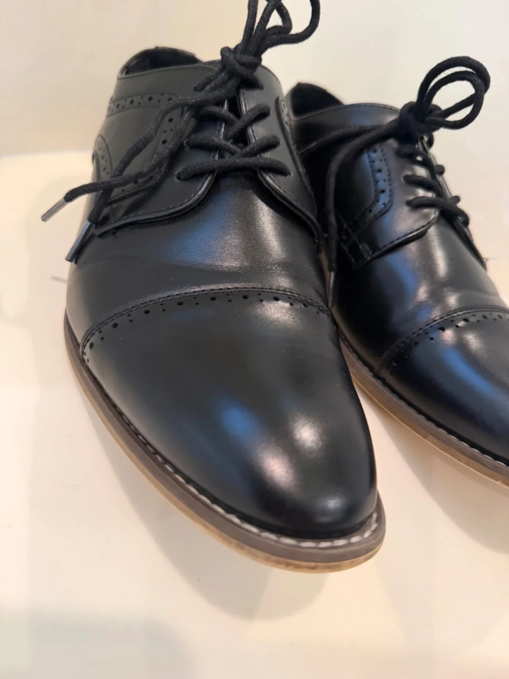 BOYS Size 6 Stacy Adam’s Dickinsons Black Dress Shoe